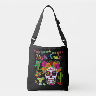 Bolso Cruzado "Fiesta Finale" Cráneo de Azúcar Colorido de Despe