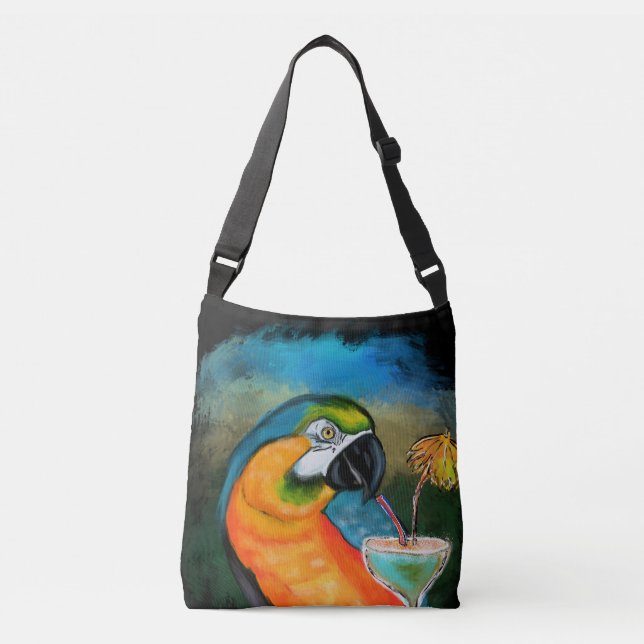 Bolso Cruzado Fiesta Parrots (Anverso)
