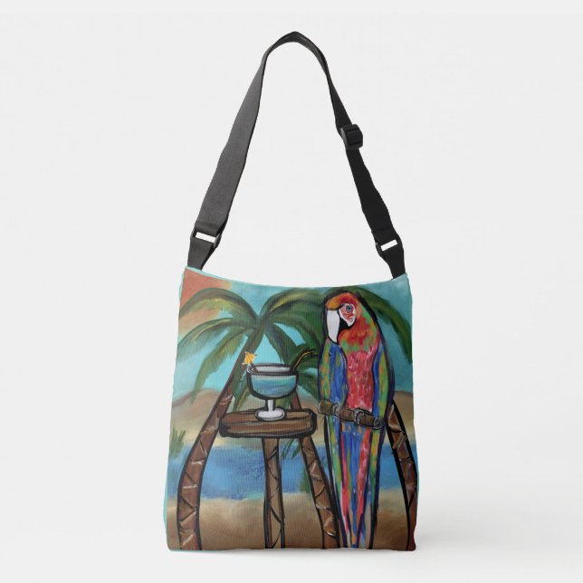 Bolso Cruzado Fiesta Parrots (Anverso)