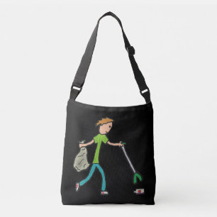 Bolso Cruzado Flagelación y recogida de basura