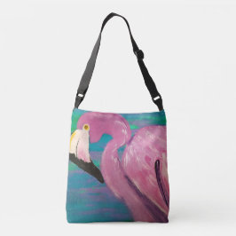 Bolso Cruzado Flamenco rosado