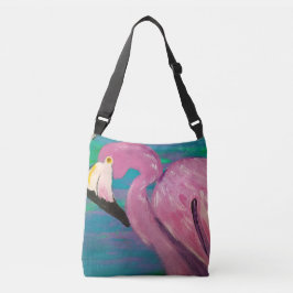 Bolso Cruzado Flamenco rosado