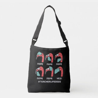 Bolso Cruzado Flamingo Face Mask La Vida Social Del Profesor