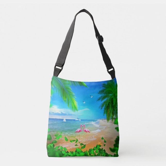 Bolso Cruzado Flamingo Love (Anverso)
