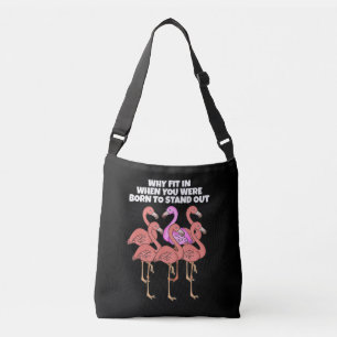 Bolso Cruzado Flamingo Por Qué En Cuando Naciste Para Destacarte