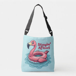 Bolso Cruzado Flamingo Retro Float Funny Summer