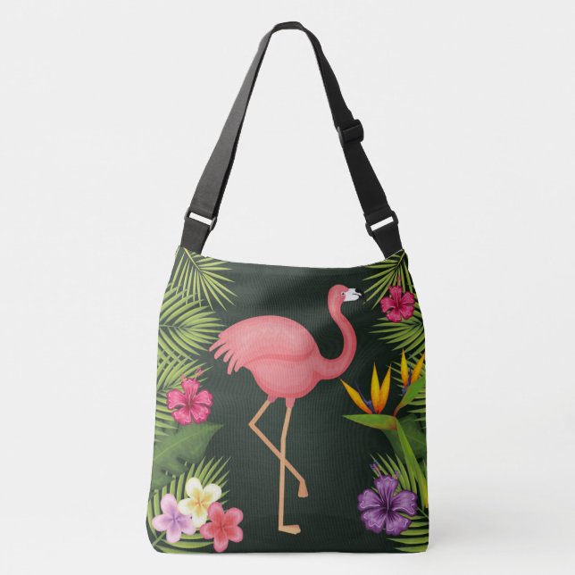 Bolso Cruzado Flamingo rosa (Anverso)