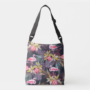 Bolso Cruzado Flamingo Tropical: Patrón veraniego sin foco