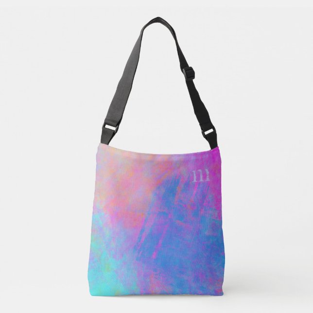 Bolso Cruzado Flechas multicolores brillantes (Anverso)