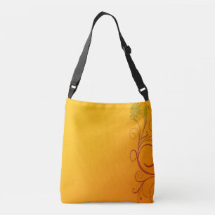 Bolso Cruzado Flor anaranjada