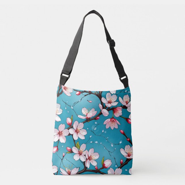 Bolso Cruzado flor de cerezo (Anverso)