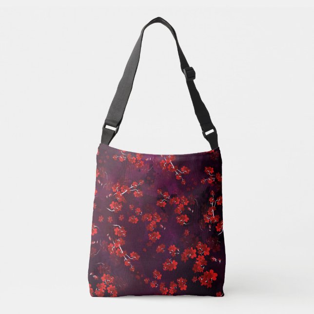 Bolso Cruzado Flor de cerezo 3 (Anverso)