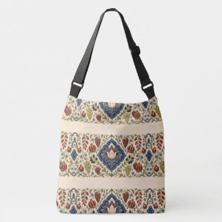 Bolso Cruzado Flor de granada otomana de Iznik