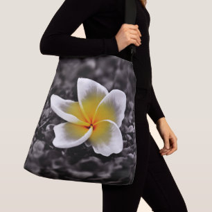 Bolso Cruzado Flor de Hawaii del Frangipani del Plumeria