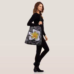 Bolso Cruzado Flor de Hawaii del Frangipani del Plumeria