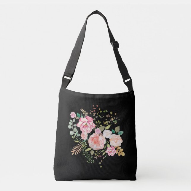 Bolso Cruzado flor de primavera (Anverso)
