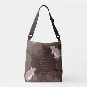 Bolso Cruzado Flor de rata de vida