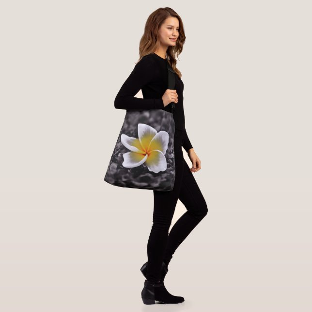 Bolso Cruzado Flor Plumeria Frangipani Hawaii (Puesto)
