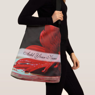 Bolso Cruzado Flor Red Daisy Gerbera