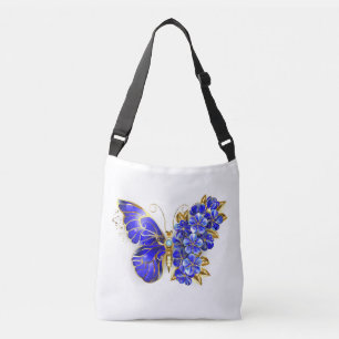Bolso Cruzado Flor Sapphire Mariposa