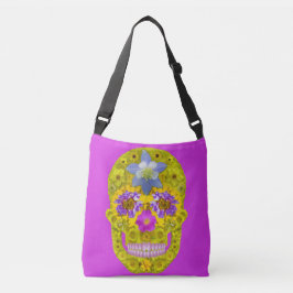 Bolso Cruzado Flor Skull 3