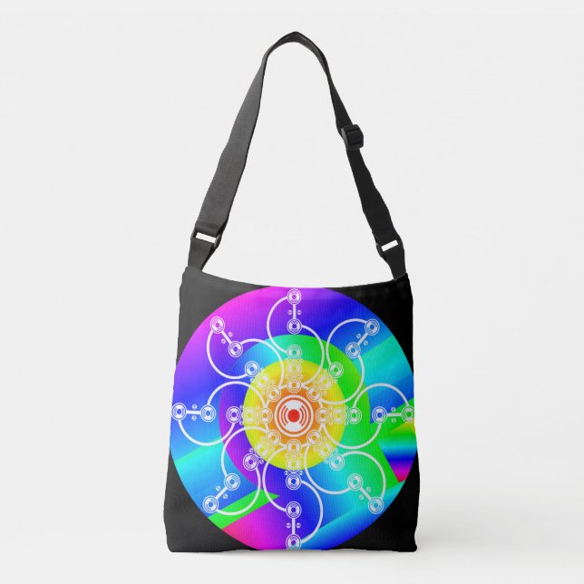 Bolso Cruzado Flor Sunshine (Anverso)