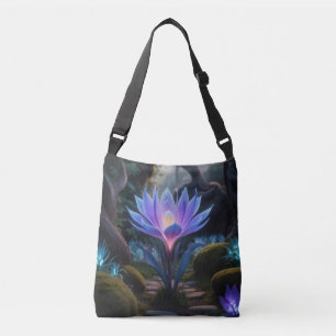 Bolso Cruzado Floración Púrpura Encantadora
