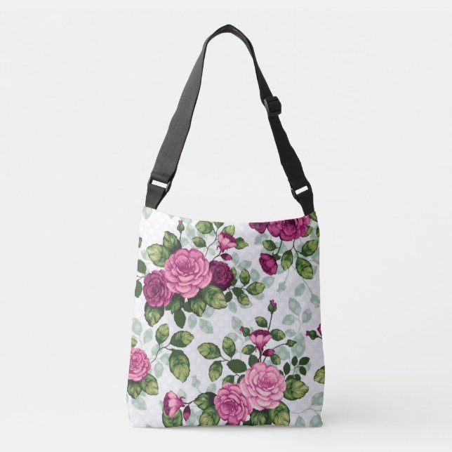 Bolso Cruzado Floral (Anverso)