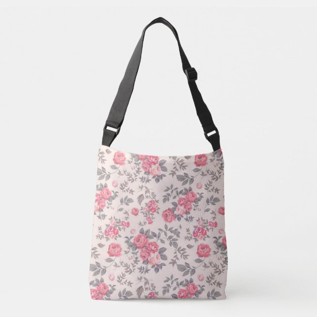Bolso Cruzado Floral (Anverso)