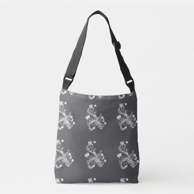 Bolso Cruzado Floral (Anverso)