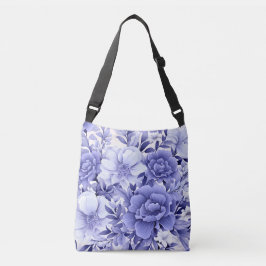 Bolso Cruzado Floral azul