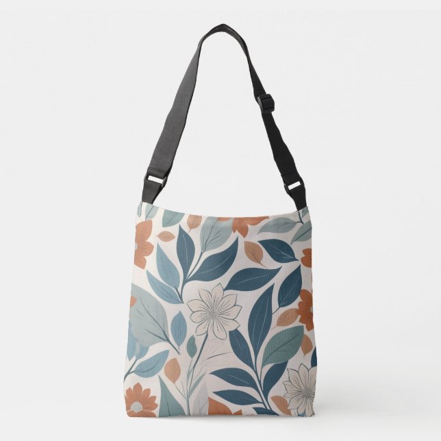 Bolso Cruzado Floral Cottagecore (Anverso)