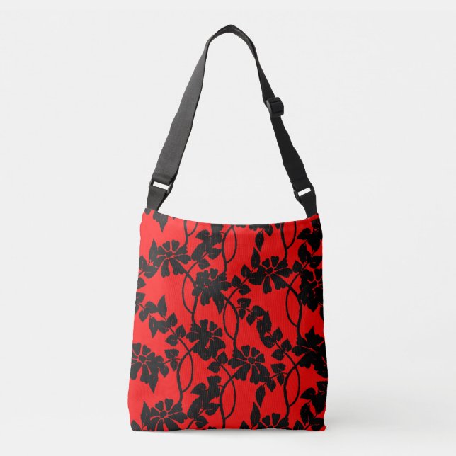 Bolso Cruzado Floral elegante (Anverso)