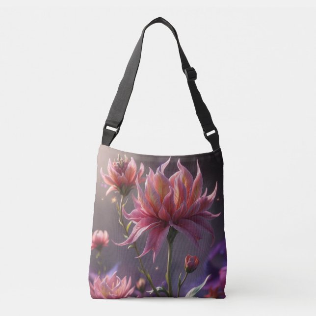 Bolso Cruzado Floral Elegante  (Anverso)