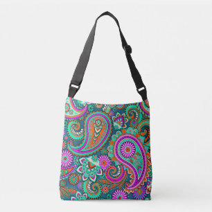 Bolso Cruzado Floral Paisley sin fisuras patrón II + sus ideas