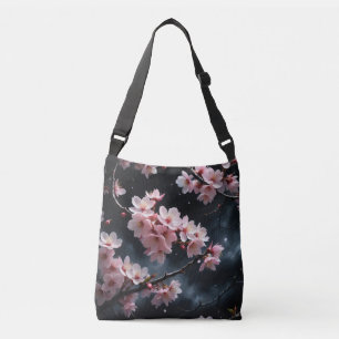 Bolso Cruzado Florecimiento de cerezos al atardecer