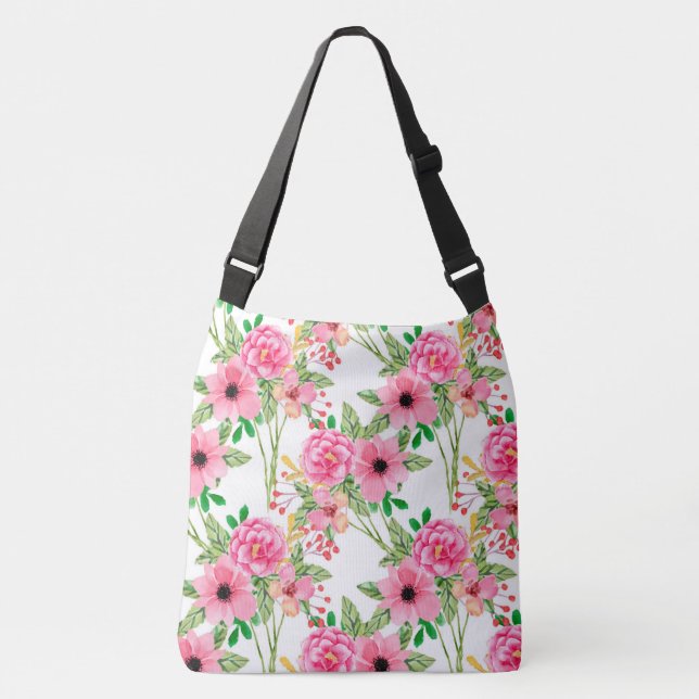 Bolso Cruzado Flores (Anverso)