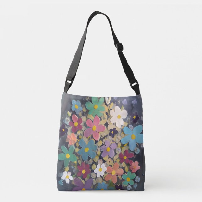 Bolso Cruzado Flores (Reverso)