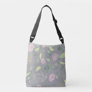 Bolso Cruzado Flores Acuarela Festivas 2