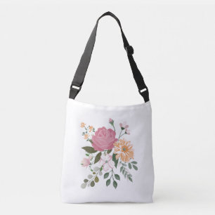 Bolso Cruzado Flores acuáticas