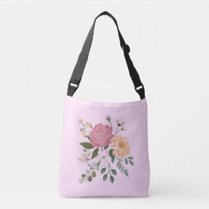 Bolso Cruzado Flores acuáticas