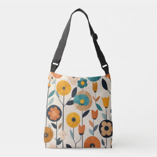 Bolso Cruzado Flores coloridas de arte pop de MCM