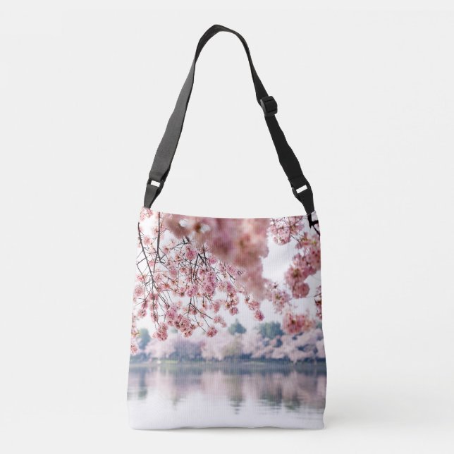 Bolso Cruzado Flores de cerezo (Reverso)