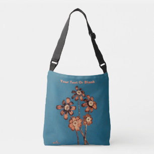 Bolso Cruzado Flores de cono de pino
