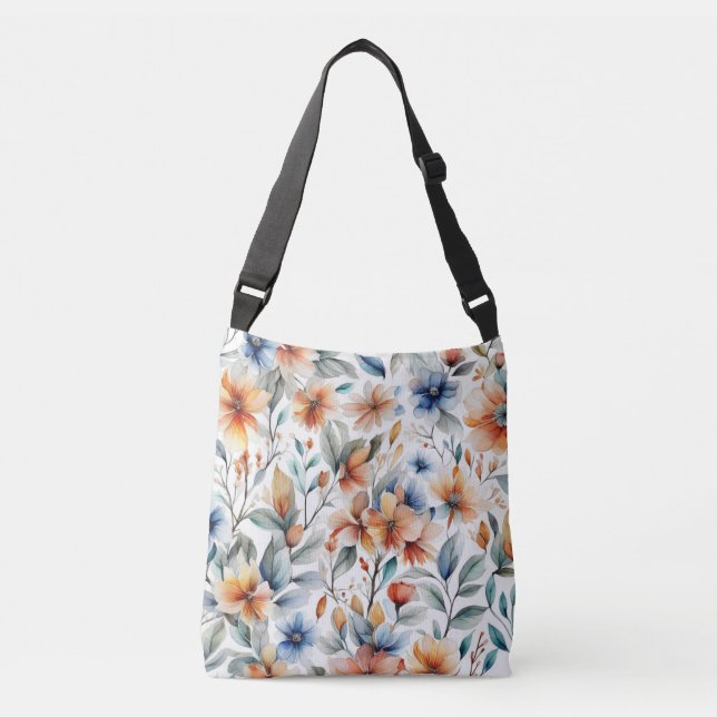 Bolso Cruzado Flores de jengibre (Anverso)