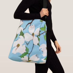 Bolso Cruzado flores de madera de perro
