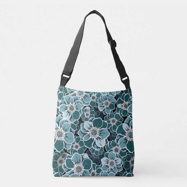 Bolso Cruzado Flores de Mandala (Anverso)