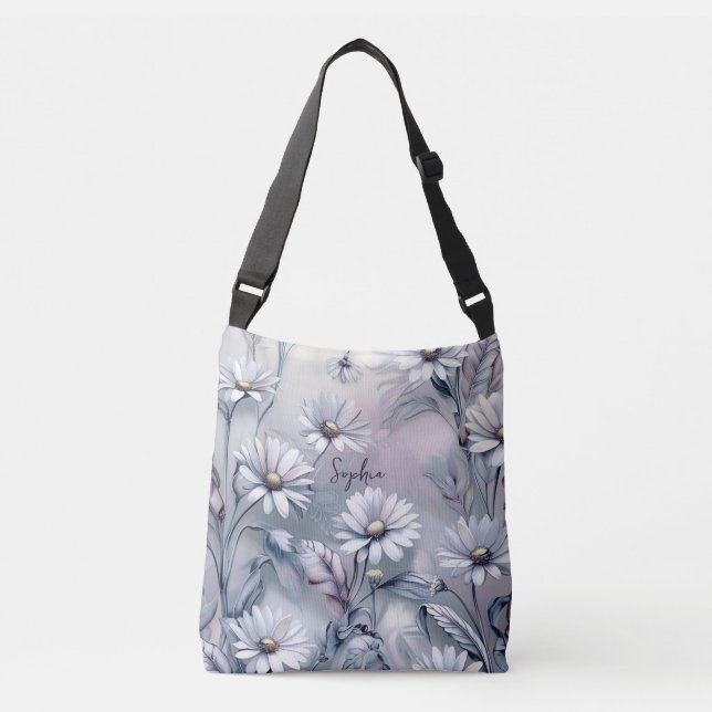 Bolso Cruzado Flores de margarita pastel Primavera Verano Person (Anverso)