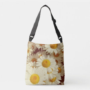 Bolso Cruzado Flores de margarita vintage
