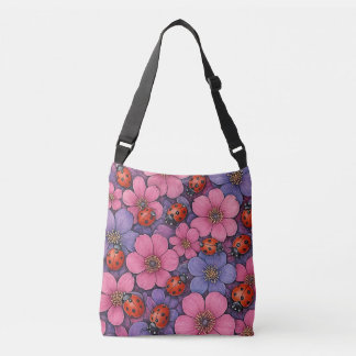 Bolso Cruzado Flores de Mariquita